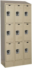 Hallowell - 9 Door, 3 Tier, Ready-Built Wardrobe & Box Lockers - Apex Tool & Supply