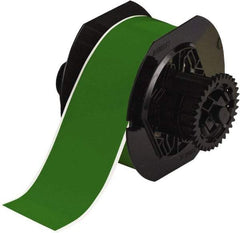 Brady - 2-1/4" Wide, Green Vinyl Labels - For BBP30 Label Printer, BBP33 Label Printer, BBP35 Multicolor Sign & Label Printer, BBP37 Color & Cut Sign & Label Printer, BradyPrinter S3100, BBP31 Sign & Label Printer - Apex Tool & Supply