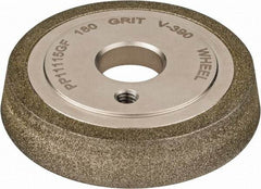 Darex - 3" Diam, 3/4" Hole Size, 1-1/4" Overall Thickness, 180 Grit, Type 12 Tool & Cutter Grinding Wheel - Medium Grade, Diamond - Apex Tool & Supply