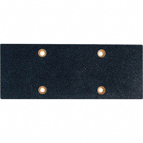 Dynabrade - 7 x 2-3/4" Rectangular Adhesive/PSA Backing Pad - Dynabug II Compatible, Screw Attachment, Nonvacuum Pad, 3/8" Thick, Medium Density - Apex Tool & Supply