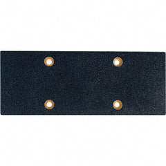 Dynabrade - 7 x 2-3/4" Rectangular Adhesive/PSA Backing Pad - Dynabug II Compatible, Screw Attachment, Nonvacuum Pad, 3/8" Thick, Medium Density - Apex Tool & Supply
