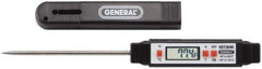 General - -40 to 302°F, -40 to 150°C, Digital Pocket Thermometer - Accurate to 1.8°F, Stainless Steel - Apex Tool & Supply