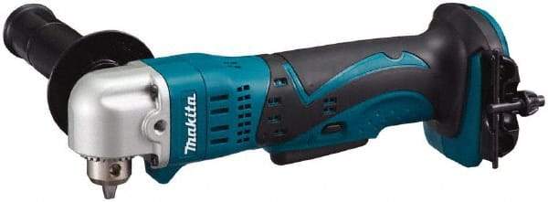Makita - 18 Volt 3/8" Chuck Right Angle Handle Cordless Drill - 0-1800 RPM, Keyed Chuck, Reversible, Lithium-Ion Batteries Not Included - Apex Tool & Supply