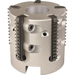 Vargus - 1.929" Cut Diam, 7.874" Max Depth of Cut, 3/4" Arbor Hole Diam, Internal/External Indexable Thread Mill - Insert Style 25S, 7 Inserts, Toolholder Style RTMC-D, 1.38" OAL - Apex Tool & Supply
