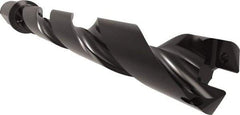 Allied Machine and Engineering - Series 29, 29 to 32mm Diam, 1-1/4" Diam Straight Shank with Flange, Helical Flute Spade Drill - 8-13/16" Max Depth, 10-27/64" Body Length, 12-45/64" OAL, Standard Length, Through Coolant - Apex Tool & Supply
