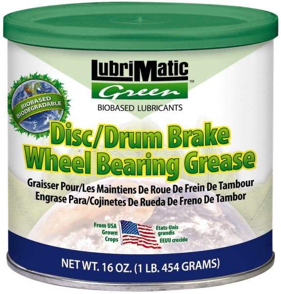 LubriMatic - 16 oz Tub Biobased General Purpose Grease - Blue, 350°F Max Temp, - Apex Tool & Supply