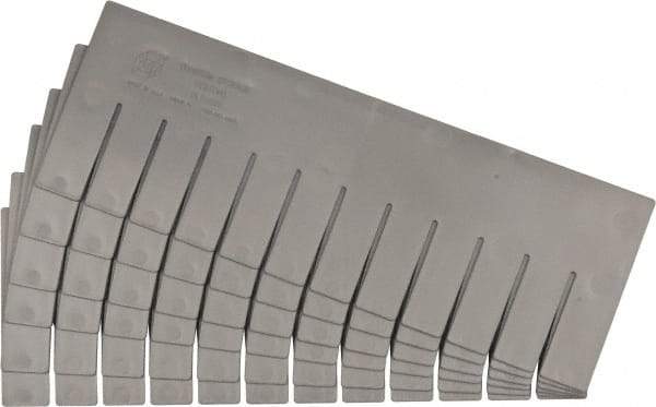 Quantum Storage - 16-1/2" Wide x 6" High, Gray Bin Divider - Use with DG92060 - Apex Tool & Supply