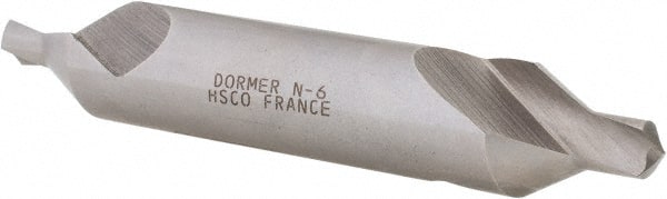 DORMER - #6 60° Incl Angle Cobalt Combo Drill & Countersink - Apex Tool & Supply
