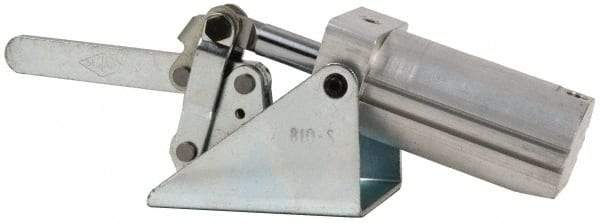 De-Sta-Co - 750 Lb Inner Hold Capacity, Horiz Mount, Air Power Hold-Down Toggle Clamp - 1/8 NPT Port, 145 Max psi, 99° Bar Opening, 45.47mm Height Under Bar - Apex Tool & Supply