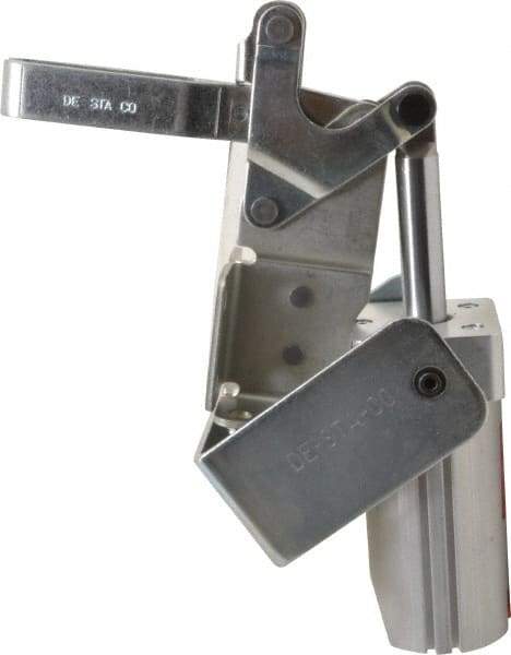 De-Sta-Co - 600 Lb Inner Hold Capacity, Vert Mount, Air Power Hold-Down Toggle Clamp - 1/8 NPT Port, 145 Max psi, 88° Bar Opening, 98.81mm Height Under Bar - Apex Tool & Supply