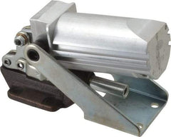 De-Sta-Co - 600 Lb Capacity, 3/4" Plunger Travel, 5/16-18 x 5/16" Plunger, 1/8 NPT Port, 3,015 N at 5 Bar, Air Power Straight Line Action Clamp - 1.09" Centerline Height, 9.86" Overall Closed Length x 2.93" Overall Closed Height, 64 Max psig, 14 to 194°F - Apex Tool & Supply