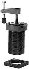 De-Sta-Co - 90 Lb Clamping Force, Left Hand Swing, 31.75mm Total Stroke, Single-Acting Pneumatic Swing Clamp - 1/8 NPT Port, 104.39mm Body Length x 38.1mm Body Width, 2.01 Cu In (Clamp), 2.26 Cu In (Unclamp), 130 Max psi - Apex Tool & Supply