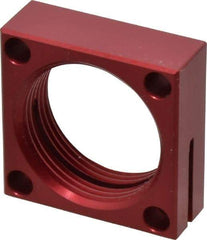De-Sta-Co - 1-1/8 - 16 Thread, 13/64" Mounting Hole, Aluminum Clamp Mounting Block - 1/2" Thick x 1.38" Long x 1.378" Wide - Apex Tool & Supply