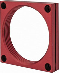 De-Sta-Co - 2-1/4 - 12 Thread, 0.28" Mounting Hole, Aluminum Clamp Mounting Block - 1/2" Thick x 2-1/2" Long x 2-1/2" Wide - Apex Tool & Supply