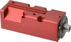 De-Sta-Co - 25 Lb Clamping Force, Right Hand Swing, 21.59mm Total Stroke, Single-Acting Pneumatic Swing Clamp - 10-32 Port, 85.6mm Body Length x 19.05mm Body Width, 4.1 cm3 (Clamp), 130 Max psi - Apex Tool & Supply