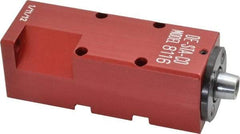 De-Sta-Co - 25 Lb Clamping Force, Left Hand Swing, 21.59mm Total Stroke, Single-Acting Pneumatic Swing Clamp - 10-32 Port, 85.6mm Body Length x 19.05mm Body Width, 4.1 cm3 (Clamp), 130 Max psi - Apex Tool & Supply
