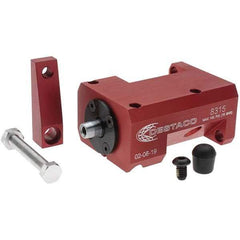 De-Sta-Co - 90 Lb Clamping Force, Right Hand Swing, 31.75mm Total Stroke, Single-Acting Pneumatic Swing Clamp - 1/8 NPT Port, 104.39mm Body Length x 38.1mm Body Width, 2.01 Cu In (Clamp), 2.26 Cu In (Unclamp), 130 Max psi - Apex Tool & Supply