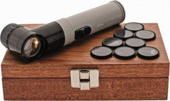 Fowler - 9 Piece Reticle, 10x Max Magnification, Pocket Comparator - Includes Case, Light Source - Apex Tool & Supply
