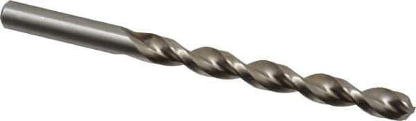Chicago-Latrobe - 5/16" 135° High Speed Steel Jobber Drill - Bright Finish, Right Hand Cut, Parabolic Flute, Straight Shank, 4-1/2" OAL, Notched Point - Apex Tool & Supply