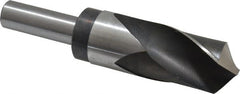 Hertel - 1-13/32" Drill, 118° Point, High Speed Steel Silver Deming & Reduced Shank Drill Bit - Apex Tool & Supply