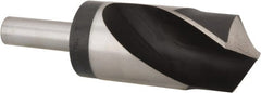 Hertel - 1-15/16" Drill, 118° Point, High Speed Steel Silver Deming & Reduced Shank Drill Bit - Apex Tool & Supply