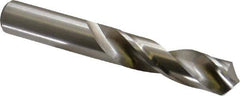 Hertel - 5/8" 118° High Speed Steel Screw Machine Drill Bit - Bright Finish, Right Hand Cut, 2-3/4" Flute Length, 4-1/4" OAL - Apex Tool & Supply