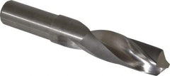Hertel - 1-3/32" 118° High Speed Steel Screw Machine Drill Bit - Bright Finish, Right Hand Cut, 4" Flute Length, 6-3/8" OAL - Apex Tool & Supply