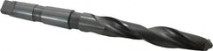 Hertel - 1-3/16", 4MT 118° Point High Speed Steel Taper Shank Drill Bit - Apex Tool & Supply