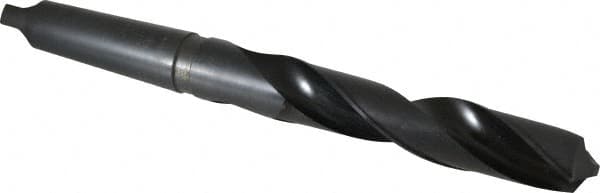 Hertel - 1-49/64", 5MT 118° Point High Speed Steel Taper Shank Drill Bit - Apex Tool & Supply