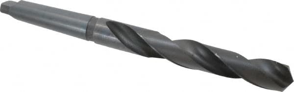 Hertel - 1-19/64", 4MT 118° Point High Speed Steel Taper Shank Drill Bit - Apex Tool & Supply