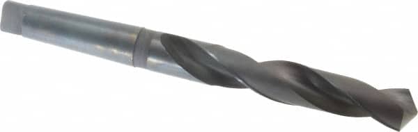 Hertel - 1-3/4", 5MT 118° Point High Speed Steel Taper Shank Drill Bit - Apex Tool & Supply