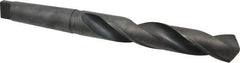 Hertel - 1-25/32", 5MT 118° Point High Speed Steel Taper Shank Drill Bit - Oxide Finish, 10-1/8" Flute Length, 17-1/8" OAL - Apex Tool & Supply