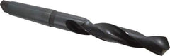 Hertel - 1-11/16", 5MT 118° Point High Speed Steel Taper Shank Drill Bit - Oxide Finish, 10-1/8" Flute Length, 17-1/8" OAL - Apex Tool & Supply