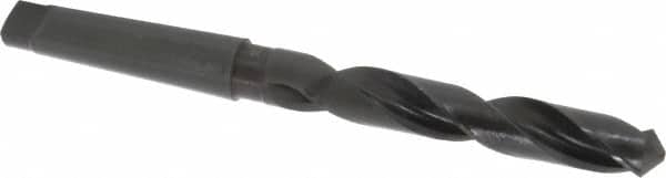 Hertel - 1-9/64", 4MT 118° Point High Speed Steel Taper Shank Drill Bit - Apex Tool & Supply