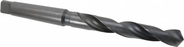 Hertel - 1-7/64", 4MT 118° Point High Speed Steel Taper Shank Drill Bit - Apex Tool & Supply