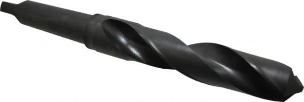 Hertel - 2-5/32", 5MT 118° Point High Speed Steel Taper Shank Drill Bit - Apex Tool & Supply