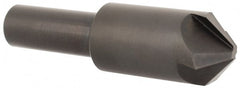 Hertel - 3/4" Head Diam, 1/2" Shank Diam, 4 Flute 100° High Speed Steel Countersink - Apex Tool & Supply