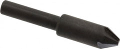 Hertel - 3/8" Head Diam, 1/4" Shank Diam, 4 Flute 60° High Speed Steel Countersink - Apex Tool & Supply