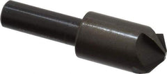 Hertel - 5/8" Head Diam, 3/8" Shank Diam, 4 Flute 120° High Speed Steel Countersink - 2-3/8" OAL, Straight Shank - Apex Tool & Supply