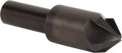 Hertel - 3/4" Head Diam, 1/2" Shank Diam, 4 Flute 82° High Speed Steel Countersink - 2-11/16" OAL, Straight Shank - Apex Tool & Supply