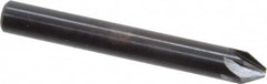 Hertel - 1/4" Head Diam, 1/4" Shank Diam, 6 Flute 60° High Speed Steel Countersink - Apex Tool & Supply