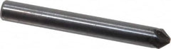 Hertel - 3/16" Head Diam, 3/16" Shank Diam, 6 Flute 82° High Speed Steel Countersink - Apex Tool & Supply