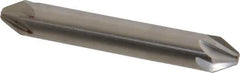 Hertel - 3/8" Head Diam, 3/8" Shank Diam, 6 Flute 60° High Speed Steel Countersink - 2-1/2" OAL, Straight Shank - Apex Tool & Supply