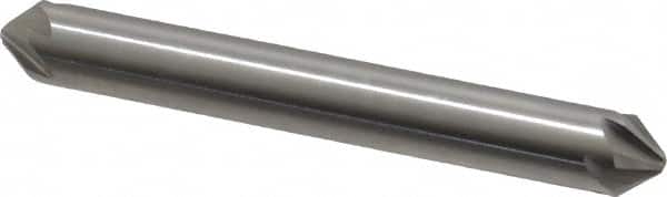 Hertel - 1/4" Head Diam, 1/4" Shank Diam, 6 Flute 82° High Speed Steel Countersink - Apex Tool & Supply