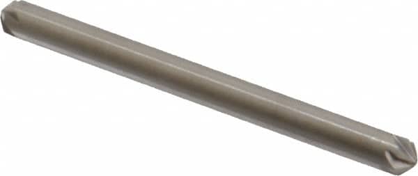 Hertel - 1/8" Head Diam, 1/8" Shank Diam, 6 Flute 100° High Speed Steel Countersink - Apex Tool & Supply