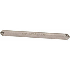 Hertel - 1/8" Head Diam, 1/8" Shank Diam, 6 Flute 90° High Speed Steel Countersink - Apex Tool & Supply