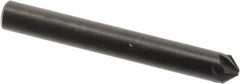 Hertel - 1/4" Head Diam, 1/4" Shank Diam, 6 Flute 90° High Speed Steel Countersink - Apex Tool & Supply