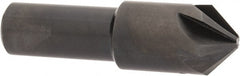 Hertel - 5/8" Head Diam, 1/2" Shank Diam, 6 Flute 90° High Speed Steel Countersink - Apex Tool & Supply