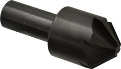 Hertel - 1-3/4" Head Diam, 1" Shank Diam, 6 Flute 90° High Speed Steel Countersink - Apex Tool & Supply
