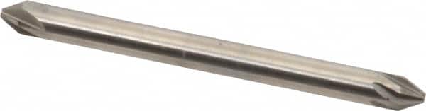 Hertel - 1/8" Head Diam, 1/8" Shank Diam, 6 Flute 60° High Speed Steel Countersink - Apex Tool & Supply